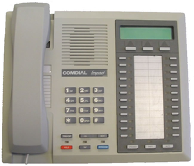 8024S-PT COMDIAL LCD SPEAKER TELEPHONE PLATINUM GRAY REFURBISHED