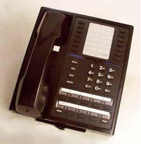 3503-BB Comdial Comdial Tel 3 Line Std Black REFURBISHED W/FULL ONE YEAR WARRANTY